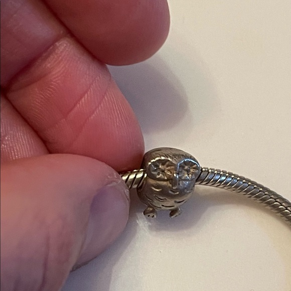 Authentic Pandora Retired Owl Wisdom Charm Bead - Picture 3 of 7